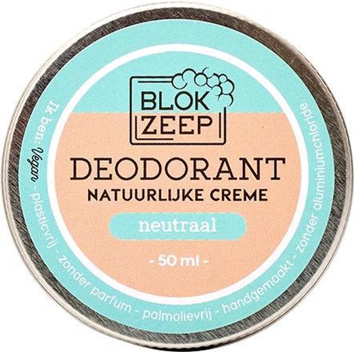 Blok Zeep Natuurlijke deo crème neutraal - parfumvrij