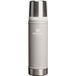 Stanley The Legendary Classic Bottle 20oz, Hammertone Ash 10-11345-0063 thermosfles met schenkdop en drinkbeker, 590 ml