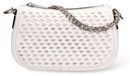 Michael Kors Witte Dames Pochette van Veganistisch Leer met Verstelbare Kettingband