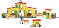 Schleich Farm World Stal met kippenhok en ponystal 72224