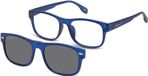 Montana Eyewear MRC1B leesbril met clip-on zonnebril +2.00 - Rechthoekig - Blauw