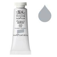 Winsor & Newton Designers Gouache - 617 Silver - 14 ml