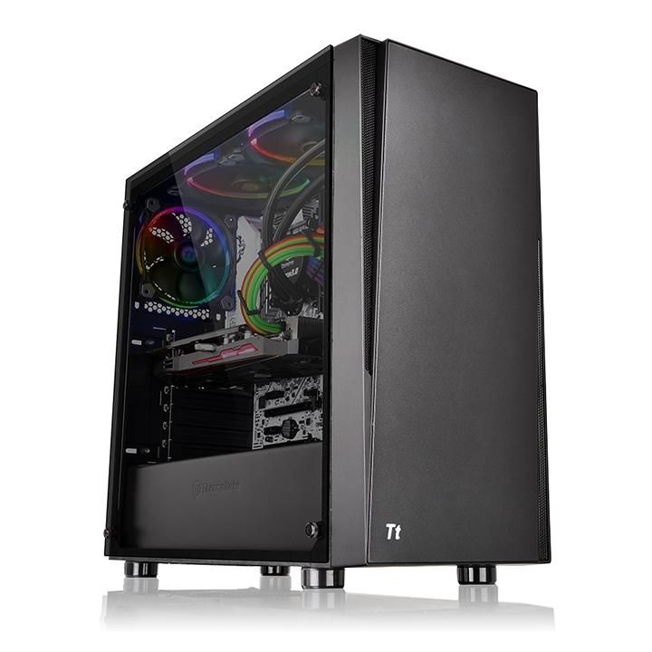 Thermaltake Versa J21 Tempered Glass Edition Zwart