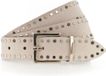 Tamaris Riem Leather Belt W85 Dark Vanilla Beige