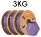 Icecat PLA Filament - Mat oppervlak - Filament pour imprimante 3D - 1,75 mm - Bobine de 3 kg - Convient aux imprimantes 3D FDM - Couleur : bleu-lilas