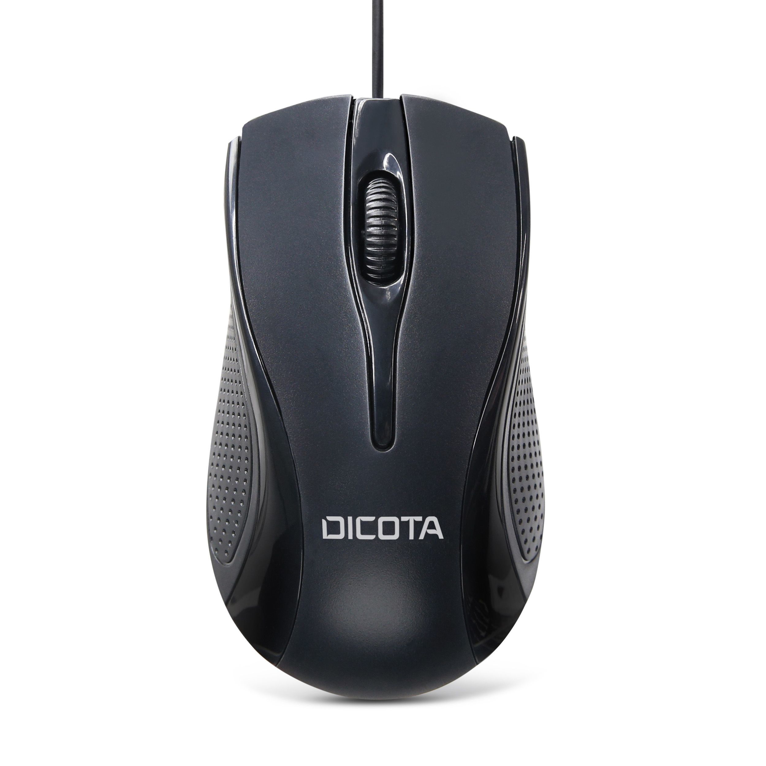 DICOTA D32011 - Muis - Ambidextrous - USB Type-A - 1200 DPI - Zwart