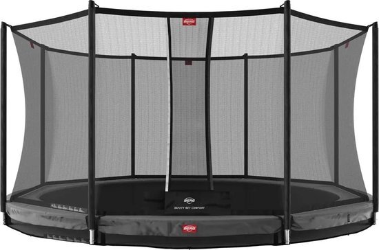 Berg Trampoline - Champion Inground (incl. veiligheidsnet comfort) - 430 cm - Grijs