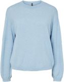 Pieces Trui Pcnaomi Ls O-neck Knit Noos Bc 17162284 Cashmere Blue Dames Maat - S