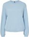 Pieces Trui Pcnaomi Ls O-neck Knit Noos Bc 17162284 Cashmere Blue Dames Maat - S