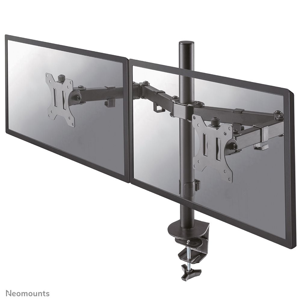 Neomounts by Newstar FPMA-D550DBLACK Monitor Arm - Dual Monitor - Desk Mount - 10-32" - Black