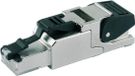 Telegärtner RJ45-stekker CAT 6A afgeschermd J00026A2003 Stekker, recht Aantal polen 8P8C Metaal 1 stuk(s)