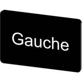 Siemens 3SU1900-0AD16-0GH0 Plaque d'étiquetage Inscriptible (l x h) 27 mm x 17.5 mm Gauche Noir 10 pièce(s) Pièce