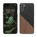 kwmobile hoesje geschikt voor OnePlus Nord - Backcover in donkerbruin / zwart - Smartphonehoesje - design