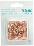 We R Makers 50 gold oval eyelets crop - a-dile