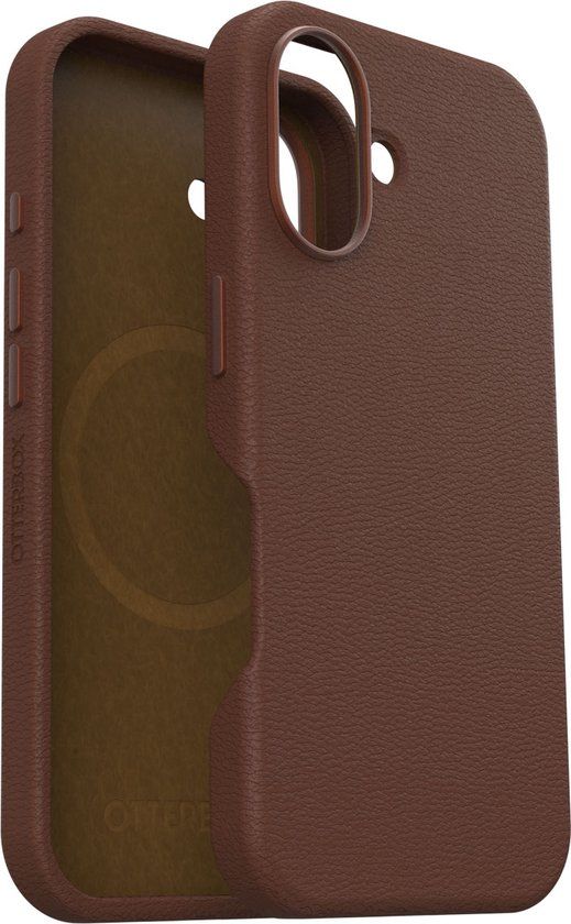 OtterBox Symmetry Cactus Leather Case Apple iPhone 16 - Rich Adobe - Back Cover