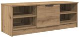 vidaXL meuble TV 102 x 35 x 36,5 cm chêne artisan bois d'ingénierie