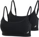 adidas Sportswear 2PK BRALETTE - Sport Active Modal Comfort – Damen Onderbroek - zwart