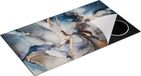 Chefcare Inductie Beschermer Abstracte Luxe Kunst - Zwart met Goud - 95x55 cm