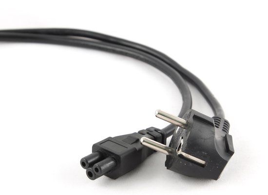 Cablexpert Apparaatsnoer - C5 plug - Haaks - 1.8 meter - Zwart