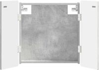 vidaXL Dartbord Kabinet ZWOLLE Betongrijs 52,5 x 10,5 x 57,5 cm