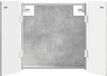 vidaXL Dartbord Kabinet ZWOLLE Betongrijs 52,5 x 10,5 x 57,5 cm
