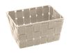 WENKO Opbergmand Adria Mini, rechthoekige mand, 19 x 9 x 14 cm, Beige