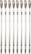 Vaggan BBQ spiezen - 24x stuks - RVS - 41 cm