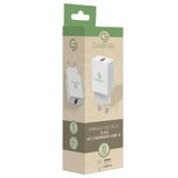 Oplader Greenjoy Oplader met USB-aansluiting, 12 W/2,4 A, wit