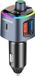 Wegman Transmetteur FM Bluetooth - Chargeur de voiture USB C - Kit mains libres voiture - Noir