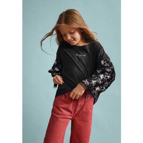 Desigual straight leg jeans rood