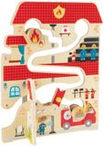 Playtive jeu de labyrinthe pompier et hôpital utilisable des deux côtés