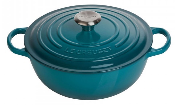 Le Creuset wok-braadpan 5 3 liter ø 26 cm gietijzer Deep Teal
