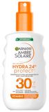 Garnier Ambre Solaire Hydra Protect+ Zonnebrandcrème, 24 uur, SPF 30, bescherming tegen UVA en UVB, met vitamine C, 150 ml
