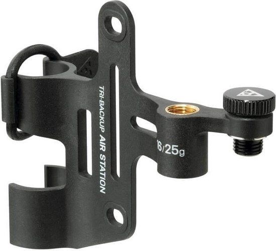 Topeak bidonhouder Tri-BackUp Air - zwart