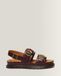 Dr. Martens San Leren Sandalen Met Twee Riemen in Rood, Grootte: 46
