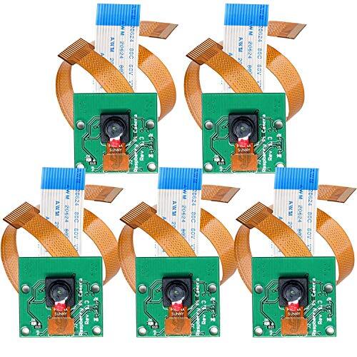 AZ Delivery 5 x Camera met 15cm flex kabel voor Raspberry Pi en 30cm flex kabel compatibel met Raspberry Pi Zero Inclusief E-Book!