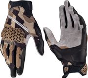 Leatt ADV X-Flow 7.5 Kort Woestijn Lichtbruin Zwarte Handschoenen - Maat L