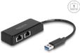 Delock USB Type-A Adapter to 2 x Gigabit LAN