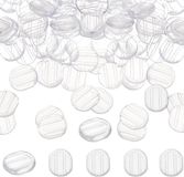 Jhubers goods - 100 stuks Dosette d'oreilles - Clips souples en silicone pour un port confortable - Fermoirs de boucles d'oreilles transparents pour un usage quotidien, mariage et fête