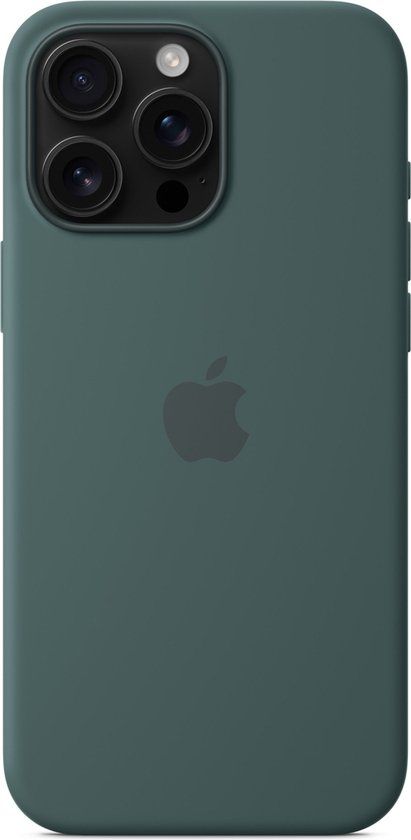 Apple iPhone 16 Pro Max Silicone Case with MagSafe - Lake Green
