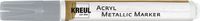 KREUL 46262 Acryl Metallic Marker Medium, Zilver