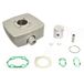 Athena 007100 Cilinderkit 70 Cc voor Fammel | Ø 45 mm, aluminium, levering zonder cilinderkop, compatibel met Fammel 50, Zündapp Standard 50, Mustang 617 bouwjaar 1979