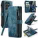 Caseme Étui Portefeuille Samsung Galaxy S23 Ultra 5G Multifonctionnel 2-en-1 - Bleu