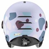 Uvex rocket jr visor Skihelm Kinderen Unisex Mat Lavender