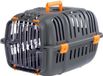 Ferplast Panier de transport Jet 10 - 47 x 32 x 29 cm - Gris/Orange