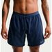 Nike STRIDE 2IN1 7IN Hardloopshorts Heren - donkerblauw, zilver, Maat S