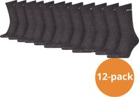 Puma Sportsokken Antraciet - 12 paar - Maat 35/38