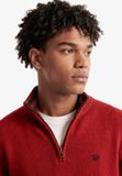 Superdry Coton Pull Demi-Zip Coupe Ajustée Homme Expedition Red XL