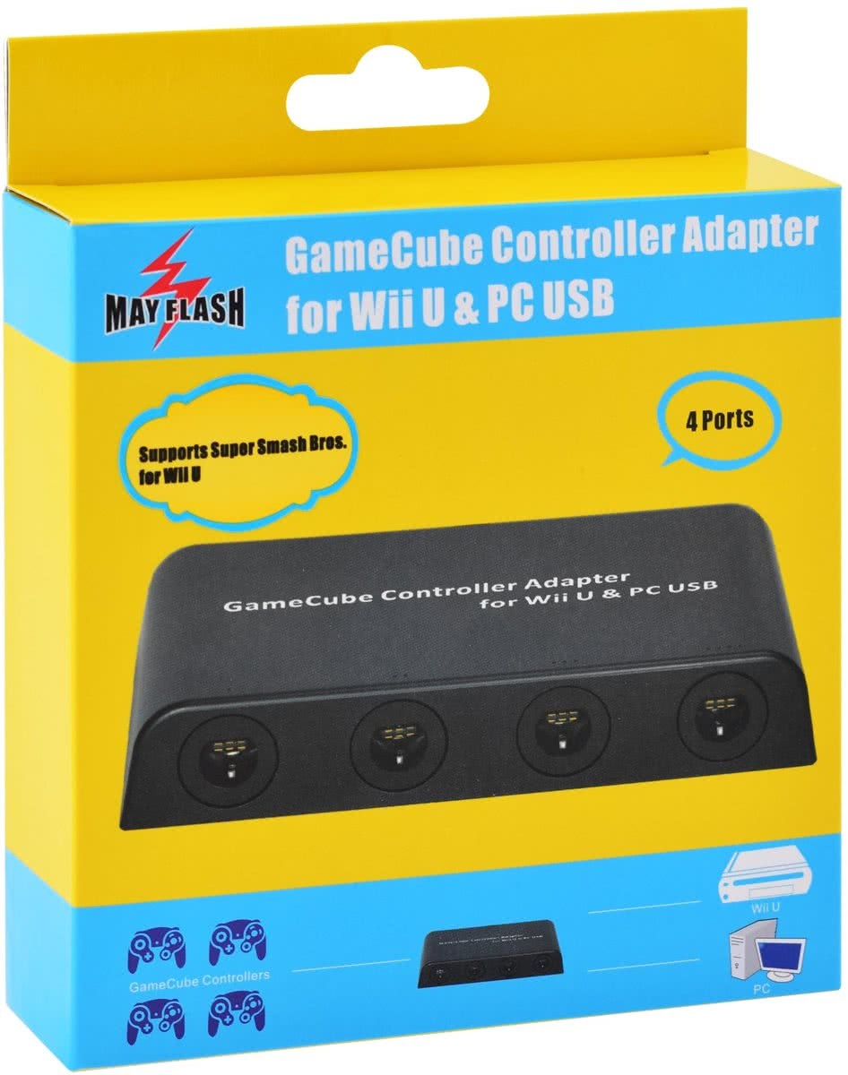 MayFlash GameCube USB Controller Adapter voor Wii U Nintendo Switch & PC