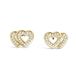 CHIVAL - Oorbellen 18K Verguld Goud "Double Love"